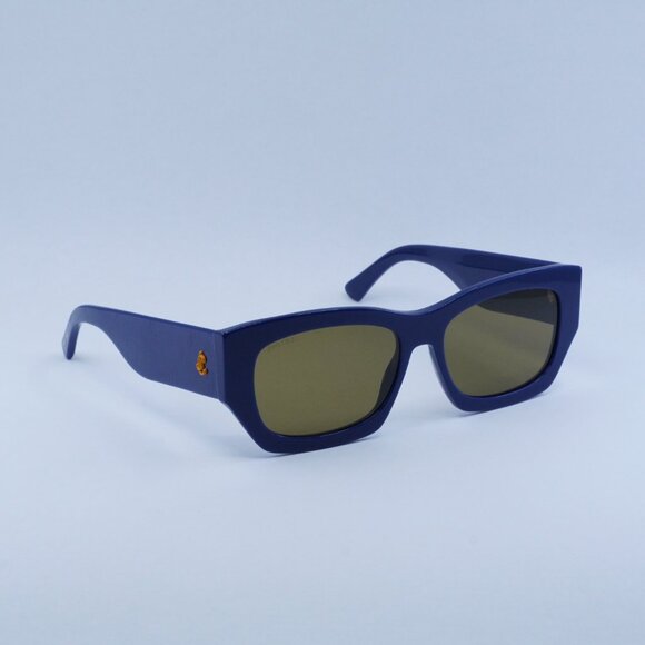 Jimmy Choo CAMI/S 0PJP 70 Sunglasses Blue Square Frame, Brown Lenses - Picture 6 of 12